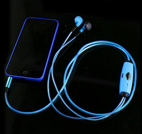 Light best sale up earphones