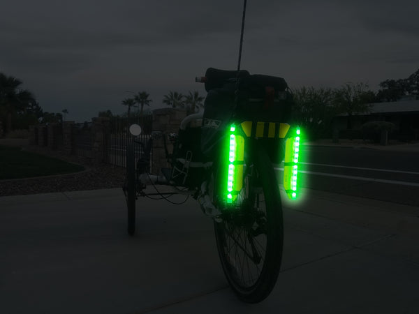 Recumbent trike flag lights on sale